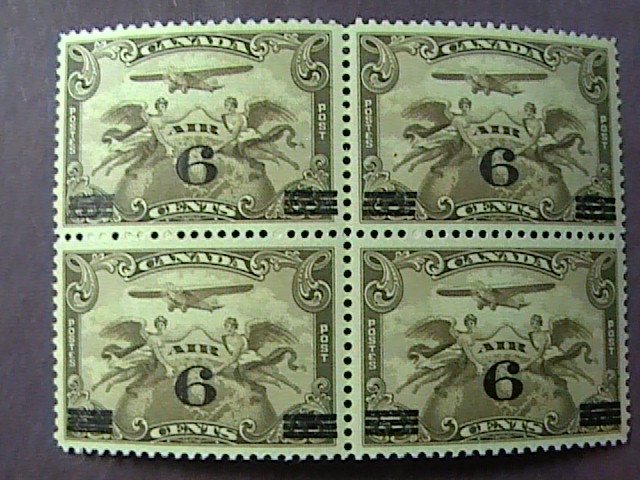 CANADA # C3-MINT NEVER/HINGED-----AIR-MAIL---BLOCK OF 4---1932