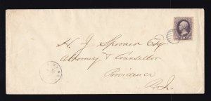 US 151 12c on Cover to Providence from Kingston, RI SCV $450