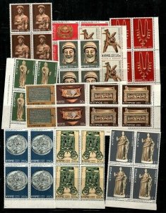 Cyprus Scott 452-63 Mint NH blocks