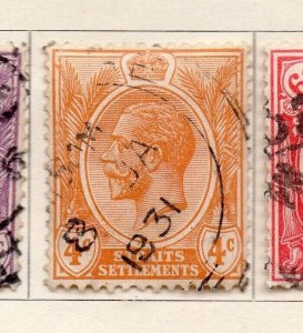 Malaya Straights Settlements 1925-29 Early Issue Fine Used 4c. NW-208923