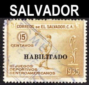 El Salvador Scott 546 F+ used.  FREE...