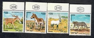 Israel #436 - 439 Animals of the Bible MNH Singles