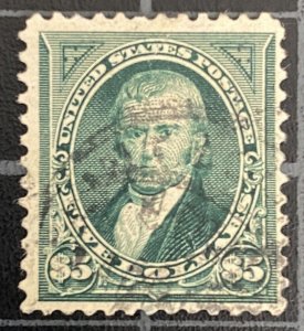 US Stamps - SC#278 - Used  - Catalog Value $400.00