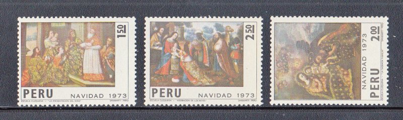 Peru Scott #610-612 MNH