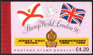 Jersey Great Britain 1990 Stamp World London Landscapes Booklet Mi. MH 0-32 MNH