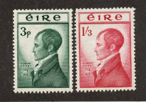 Ireland - SG# 156 & 157 MH        /         Lot 0825075