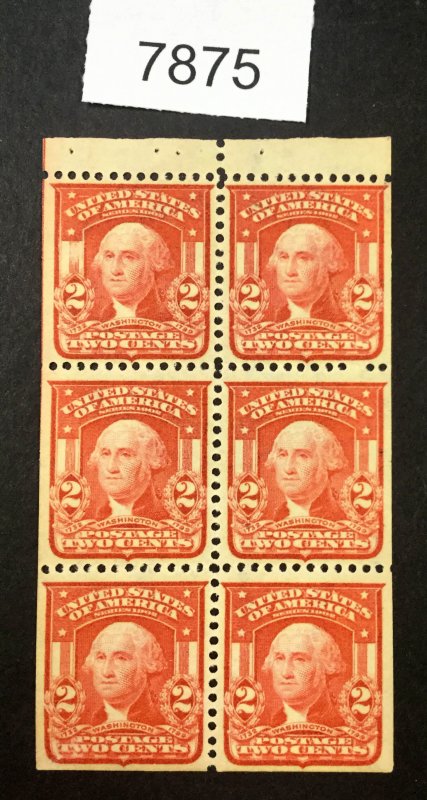 MOMEN: US STAMPS #319g MINT OG H POS.I  BOOKLET $125 LOT #7875