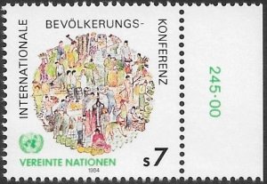 United Nations UN Austria Vienna  1984 Sc # 39 Mint NH. Ships Free With Another