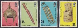 Gilbert  Islands 289-292 Artifacts 1976