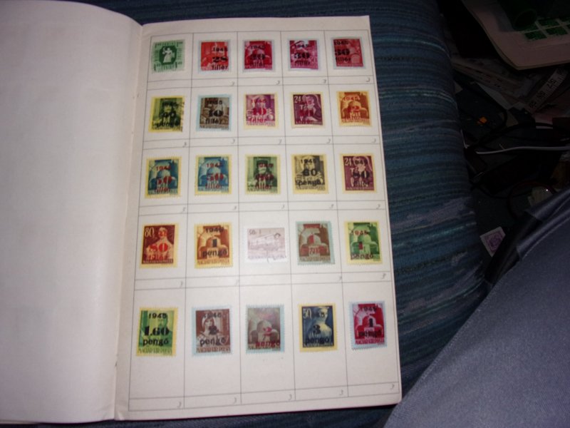 HUNGARY COLLECTION IN APPROVAL BOOK