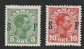 DENMARK #M1-2 MINT HINGED