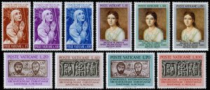 Vatican City Scott 335-337, 338-340, 341-344 (1962) Mint NH VF Complete Sets C