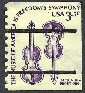 United States #1813 3¢ Two Violins (1979). Used.