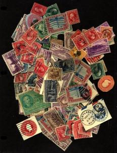 US Large Accumulation of Old Used stamps Must LOOK