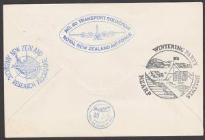 NEW ZEALAND ANTARCTIC 1978 RNZAF signed flight cover ex Scott Base.........27812