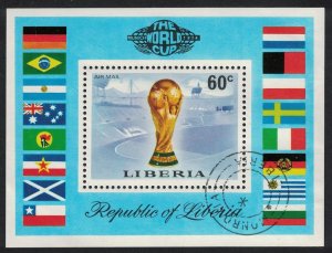 SALE Liberia World Cup Football Championship MS 1974 CTO SC#C203 SG#MS1209