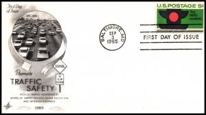 US 1272 Traffic Safety Artcraft U/A FDC