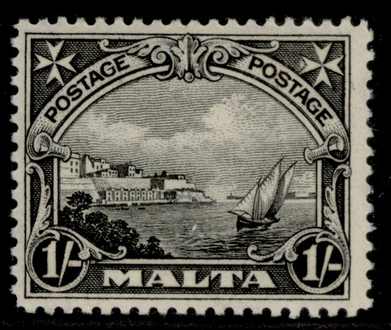 MALTA GV SG166, 1s black, M MINT.