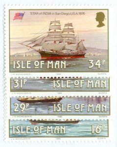 Isle Of Man 367-70 MNH CV $3.75 BIN $2.00