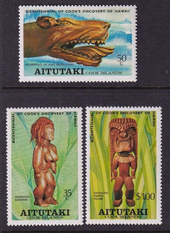 Aitutaki 160-162 MNH VF