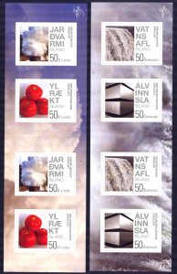 Iceland 2012 Green Energy Mi. 1351/54 2 Booklets MNH