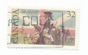 Canada 1984 - Scott 1028 used - 32c Loyalists & british Flag