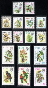 Fiji Stamps # 305-20 MNH XF Birds