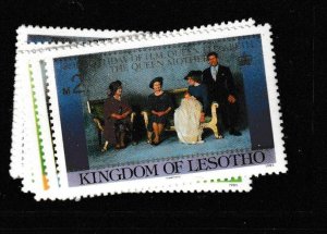 Lesotho Queen Mother SC 470-3 MNH (5gdd)