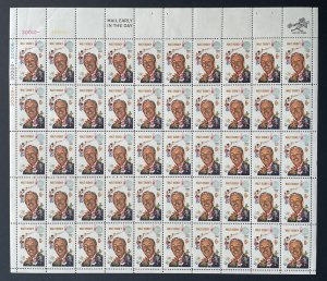 1355  WALT DISNEY Sheet of 50 US 6¢ Stamps 1968 NH, Minor Flaws