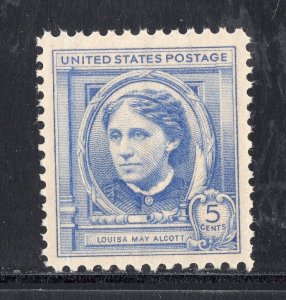 862 * LOUISA MAY ALCOTT * U.S. Postage Stamp MNH