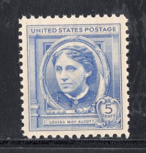 862 * LOUISA MAY ALCOTT * ARTISTS * U.S. Postage Stamp MNH