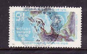 Ceylon--Sc#469- id12-used 85c-ECAFE-Maps-1972-