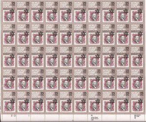 US Stamp 1989 World Stamp Expo 50 Stamp Sheet #2410