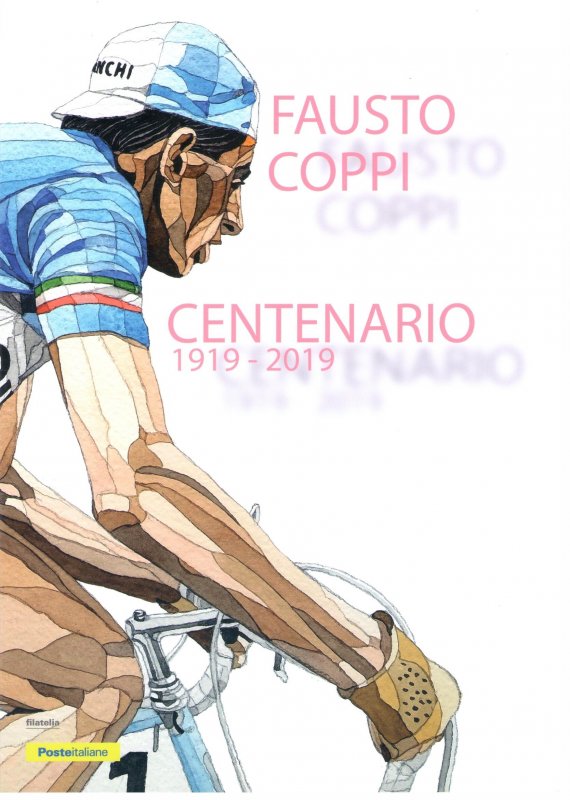 2019 Italy, Folder, Fausto Coppi Centenary Birth #699 - MNH**