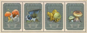 Mushrooms Stamps Lactarius Indigo S/S MNH #10787-10790