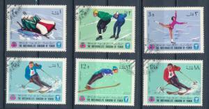 Yemen 1967 - Grenoble Winter Olympic Games 1968 - 6 issues CTO