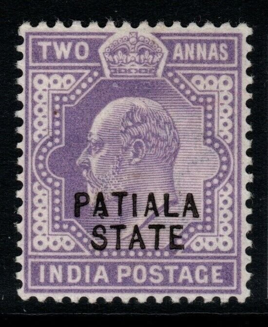 INDIA-PATIALA SG39 1903 2a PALE VIOLET MTD MINT