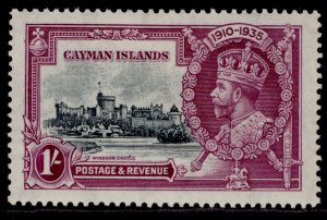 CAYMAN ISLANDS GV SG111, 1s slate & purple, M MINT. Cat £13.