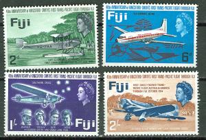 Fiji # 236-39 Trans-Pacific Flights (4)  Mint NH