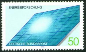 Germany Scott 1354 Mint No Gum MNG 1981 energy research