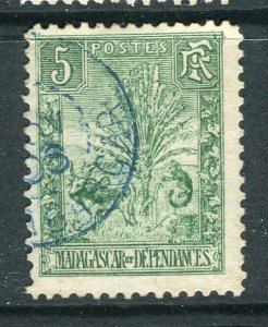 FRENCH COLONIES; MADAGASCAR 1903 Lemur issue fine used 5c. value