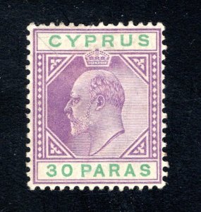 Cyprus, SC# 39,   VF, Unused, Original Gum, CV $26.00  .......1580039