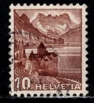 Switzerland - #230 Chillon Castle - Used