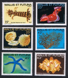 Wallis and Futuna South Pacific Fauna 6v 1979 MNH SC#246-250 SG#341-346