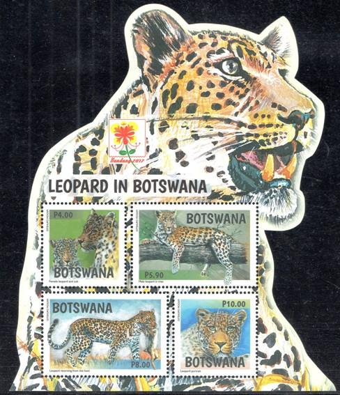 Botswana - 2017 Leopards Bandung 2017 MS MNH**