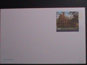 ​UNITED STATES-2000 YALE UNIVERSITY-CONNECTICUT HALL-MNH- POST CARD-VERY FINE