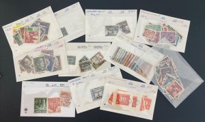 Off Paper General Government GG Poland Germany Stamps collection Lot