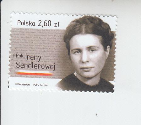 2018 Poland Irena Sendler - Activist (Scott 4333) MNH