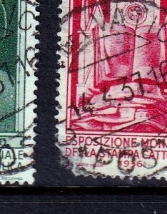 Vatican 1933-1938 - Group of 31 Stamps Used and Mint Hinged