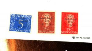 NETH NEW GUINEA B1-3 MINT FVF OG LH Cat $23